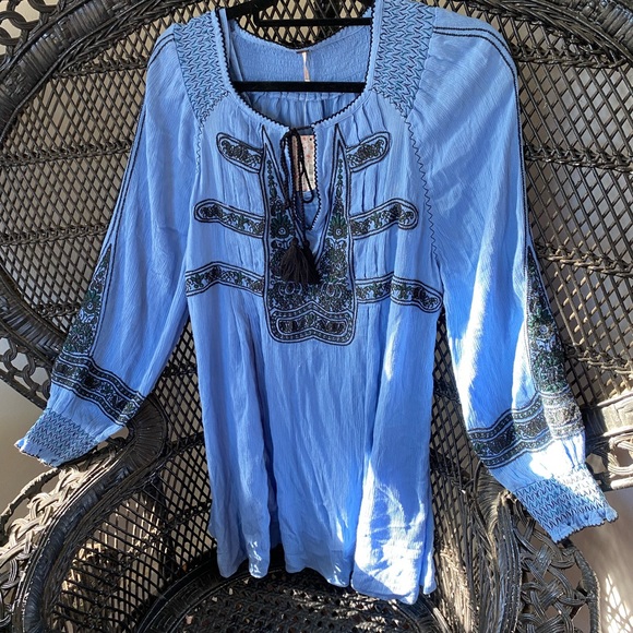 NWT Free people dress “river skies” - Picture 7 of 8